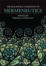 : The Blackwell Companion to Hermeneutics, Buch