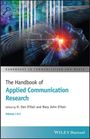 „The Handbook of Applied Communication Research“, geprägt von digitaler Ästhetik und futuristischen Elementen.