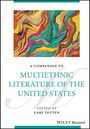 "A Companion to Multiethnic Literature of the United States, edited by Gary Totten." Buntes abstraktes Kunstwerk oben.