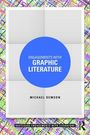 "ENGAGEMENTS WITH GRAPHIC LITERATURE" steht in einem blauen Kreis auf einem bunten, geometrischen Hintergrund.