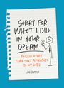Joe Hopper: Sorry For What I Did in Your Dream, Buch