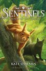 Text: "Sentinels: Keepers of the Forest", "Kate O'Hearn". Zwei Eichhörnchen auf einem Baum im grünen Wald.