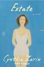 "Estate, a novel. Cynthia Zarin, Author of Inverno." Illustration: Frau im weißen Kleid auf blauem Hintergrund.