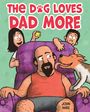 „The Dog Loves Dad More“. Eine Illustration zeigt einen Mann im Sessel, mit einem fröhlichen Hund und zwei Kindern.