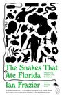 "The Snakes That Ate Florida", Ian Frazier. Silhouetten von Figuren, Tieren und Gegenständen in Schwarz auf Weiß.