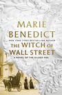 "Marie Benedict, The Witch of Wall Street, A Novel of the Gilded Age." Klassische Architektur, Kutsche mit Figuren.