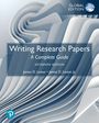 Texte: "Writing Research Papers: A Complete Guide, Sixteenth Edition, James D. Lester, James D. Lester, Jr." 
Hintergrund: Abstrakte weiße und graue Wellen.