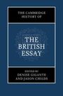 : The Cambridge History of the British Essay, Buch