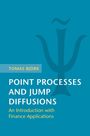 Cover eines Buches. Titel: "Point Processes and Jump Diffusions". Autor: Tomas Björk. Blaues Design mit mathematischem Symbol.
