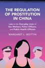 Text: "The Regulation of Prostitution in China." Illustration: Drei stilisierte Figuren, eine Frau, ein Polizist und ein Arzt.