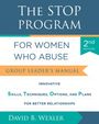 David B Wexler: The Stop Program for Women Who Abuse, Buch