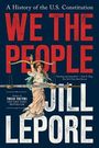Titel: "WE THE PEOPLE". Autor: Jill Lepore. Illustration: Frau mit Waage, spartanisches Design.