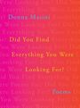 Donna Masini: Did You Find Everything You Were Looking For?, Buch
