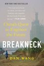 "China's Quest to Engineer the Future: BREAKNECK" von Dan Wang. Im Hintergrund Baukräne, vorne eine Person auf einem Feld.