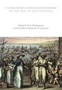 Text: "A Cultural History of Slavery and Human Trafficking in the Age of Encounters". Historische Illustration mit Hafen.