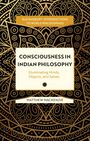 Text: "Consciousness in Indian Philosophy", "Illuminating Minds, Objects, and Selves", "Matthew Mackenzie".  
Goldene, ornamentale Muster.