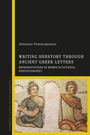 Cover mit Titel: "Writing Herstory Through Ancient Greek Letters". Unten ein antikes Mosaik von zwei Frauen.