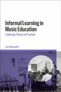 "Informal Learning in Music Education: Exploring Theory in Practice" von Anna Mariguddi. Im Raum stehen Gitarren und ein Klavier.