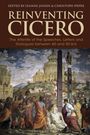 Titel: "REINVENTING CICERO". Untertitel beschreibt Ciceros Reden und Dialoge zwischen 60 und 50 BCE. Historische Szene.