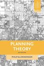 "PLANNING THEORY, 4TH EDITION, PHILIP ALLMENDINGER" auf gelbem Balken, darüber Stadtplan-Muster.