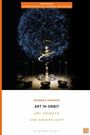 "ART IN ORBIT: ART OBJECTS AND SPACEFLIGHT" von Barbara Brownie. Oben kreisförmige, kosmische Illustration.