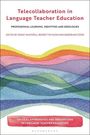 "Telecollaboration in Language Teacher Education" oben, bunte Wellen unten, darunter roter Kasten mit weiterem Text.