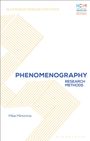 "Phenomenography: Research Methods" von Mike Mimirinis, mit geometrischen goldenen Linien als Hintergrund.