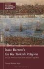 Titel: "Isaac Barrow’s On the Turkish Religion". Illustration: Historische Stadtansicht mit Segelschiffen auf dem Wasser.