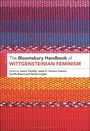 „The Bloomsbury Handbook of Wittgensteinian Feminism“, bunte Stoffmuster in Rot, Blau, Lila als Hintergrund.