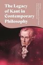 „The Legacy of Kant in Contemporary Philosophy“. Illustration von Kant, ernster Ausdruck, im Hintergrund rötliche Lichter.