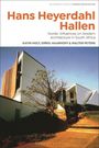 Texte: Hans Heyerdahl Hallen, Nordic Influences on Modern Architecture in South Africa, Autoren: Kathi Holt, Errol Haarhoff, Walter Peters. Darunter ein modernes Gebäude mit Winkel- und Schatten-Spiel.