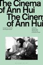 "The Cinema of Ann Hui" oben. Darunter "Aesthetics, Gender, and Displacement". Schwarz-Weiß-Bild einer Frau mit Skript.