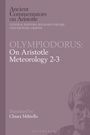 Titel: "Olympiodorus: On Aristotle Meteorology 2-3". Übersetzt von Chiara Militello. Illustration eines antiken Kopfes.
