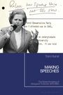 Notiz: "Relax, low speaking voice, not too slow." Darunter "Tom Hurst, Making Speeches, Margaret Thatcher, 1975-1990."