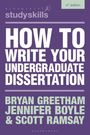 Bryan Greetham: How to Write Your Undergraduate Dissertation, Buch