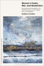 "Women's Poetry, War, and Modernism" von Gráinne Condon. Malerei mit blauen und braunen Wolken, im Vordergrund Stacheldraht.