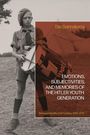 Text: "Emotions, Subjectivities, and Memories of the Hitler Youth Generation." Junge in Uniform mit Trommel vor einem Zelt.
