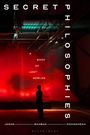 SECRET PHILOSOPHIES, A BOOK OF LOST WORLDS. Jason Bahbak Mohaghegh. Silhouette vor rotem Nebel in industriellem Raum.