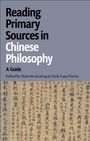 "Reading Primary Sources in Chinese Philosophy: A Guide", herausgegeben von Malcolm Keating & Eirik Lang Harris. Unten chinesische Schriftzeichen.