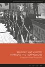 "Religions and Assisted Reproductive Technologies" und "PMA sans..." sind sichtbar. Frauen tragen Hüte und Masken.