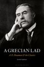 „A Grecian Lad: A. E. Housman & the Classics“ von Jennifer Ingleheart. Schwarz-Weiß-Porträt eines nachdenklichen Mannes.