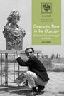 Text oben: "IMAGINES... Odyssey... BEN FERRIS." Mann hockt mit Zigarette vor einer Statue.