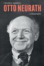 „Günther Sandner: Otto Neurath - A Biography“. Schwarz-weißes Foto eines lächelnden Mannes mittleren Alters.