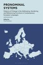 Titel: "PRONOMINAL SYSTEMS". Europakarte auf dunkelblauem Hintergrund. Herausgeber: Paul Bouissac.