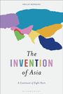 "Philip Bowring, The Invention of Asia, A Continent of Eight Parts." Bunte Illustrationsflecken in verschiedenen Formen.