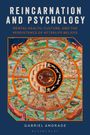 "Reincarnation and Psychology" oben, "Gabriel Andrade" unten. Zentral ein buntes Rad, das verschiedene Szenen zeigt.