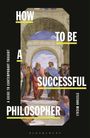 Texte: "How to Be a Successful Philosopher", "A Guide to Contemporary Thought", "Stefano Micali". Gemälde von Philosophenszene.