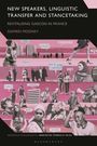 Texte: "NEW SPEAKERS, LINGUISTIC TRANSFER, AND STANCETAKING", "REVITALISING GASCON IN FRANCE", "DAMIEN MOONEY". Collage aus Menschen.