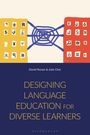 "David Nunan & Julie Choi, Designing Language Education for Diverse Learners." Illustration mit Spinnennetz und Symbolen.