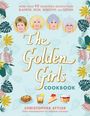 Texte: Mehr als 90 köstliche Rezepte von Blanche, Rose, Dorothy und Sophia. "The Golden Girls Cookbook". Illustrationen von Frauenporträts und Gerichten.